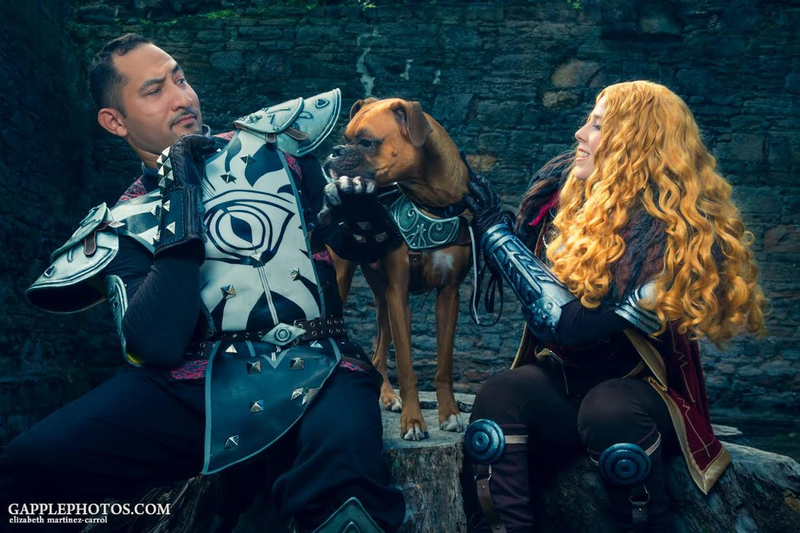 Illustration for article titled Dragon Age Cosplay Is Better With Dogs
